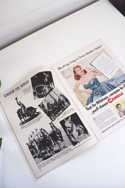 Ringling Bros Barnum & Bailey 1952 Circus Magazine Program Mid Century Ephemera Photos Comics