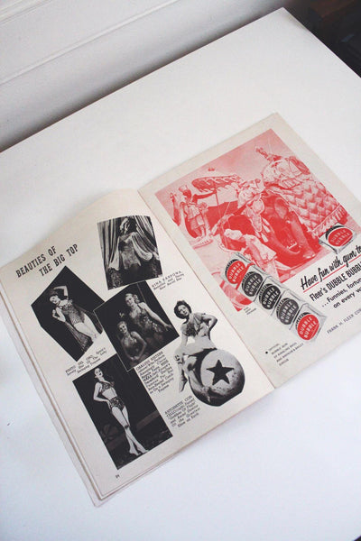 Ringling Bros Barnum & Bailey 1952 Circus Magazine Program Mid Century Ephemera Photos Comics