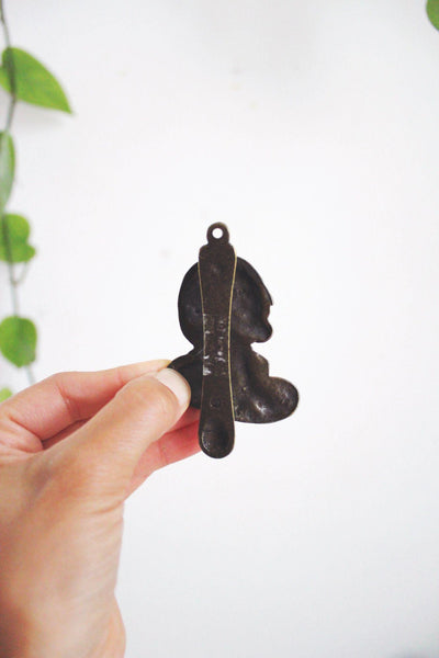 Vintage William Shakespeare Solid Brass Door Knocker Britain Literary Antique Decor