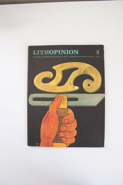 Lithopinion 1967 Issue 5 Graphic Arts Public Affairs Journal 1960s Vintage Retro Design