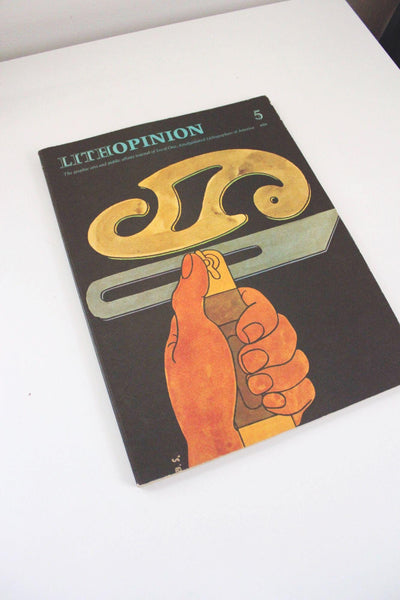 Lithopinion 1967 Issue 5 Graphic Arts Public Affairs Journal 1960s Vintage Retro Design