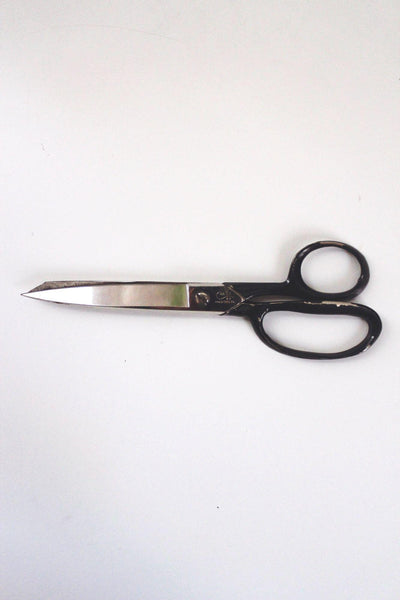 Vintage Case XX USA Tailor Dressmaker Scissors 8" Black Steel Shears Bradford PA Sewing Tool