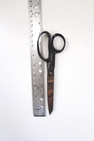 Vintage Case XX USA Tailor Dressmaker Scissors 8" Black Steel Shears Bradford PA Sewing Tool