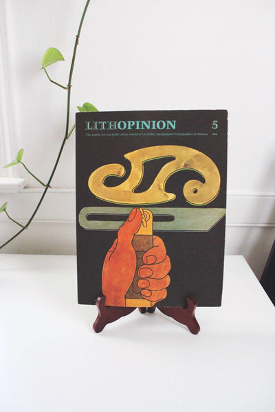 Lithopinion 1967 Issue 5 Graphic Arts Public Affairs Journal 1960s Vintage Retro Design