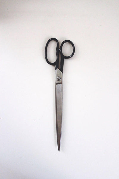 Vintage Compton USA 12" Tailor Sewing Scissors Steel Black Handle Heavy Duty