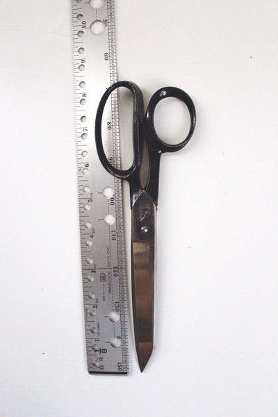Vintage Wiss Inlaid Steel Scissors - Newark NJ USA - Industrial Sewing Shears