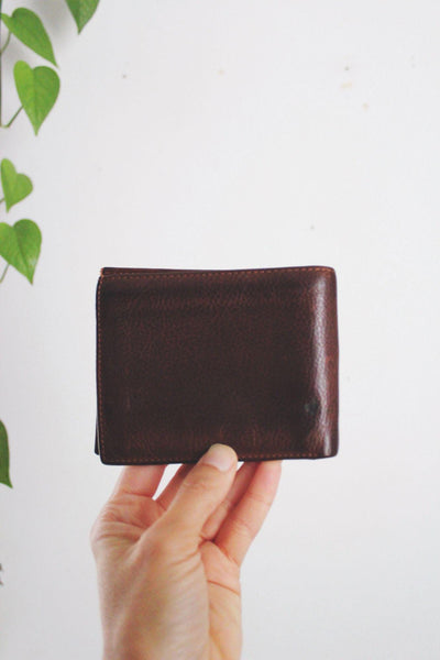 Polo Ralph Lauren Brown Leather Bi-Fold Wallet Vintage Butter Soft Worn