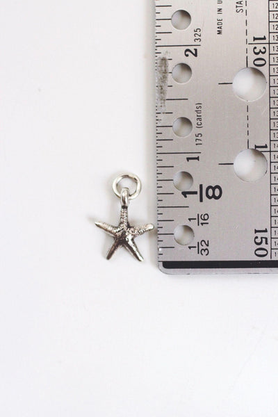 Starfish Pendant Charm Pendant Sterling Silver Vintage Nautical Jewelry Beach Coastal