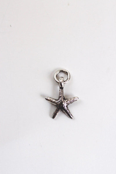 Starfish Pendant Charm Pendant Sterling Silver Vintage Nautical Jewelry Beach Coastal