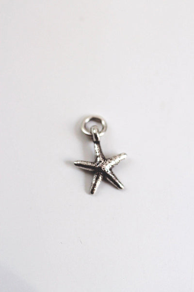 Starfish Pendant Charm Pendant Sterling Silver Vintage Nautical Jewelry Beach Coastal
