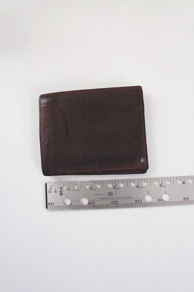 Polo Ralph Lauren Brown Leather Bi-Fold Wallet Vintage Butter Soft Worn