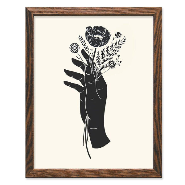 Botanical Hand Wall Art Print