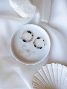 Sol Tortoise Hoops Earrings
