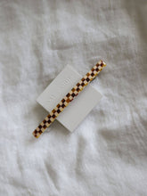 Load image into Gallery viewer, Lily Checkered Pattern Barrette