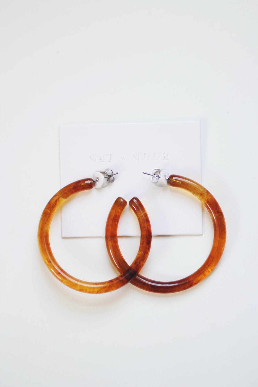 Milo Amber Hoop Earrings