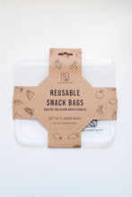 Load image into Gallery viewer, PEVA Reusable Snack Bags - Eco-Friendly Zip Pouch