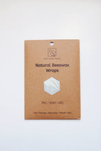 Load image into Gallery viewer, Beeswax Food Wrap 3 Pack - Eco-friendly &amp; Zero Waste