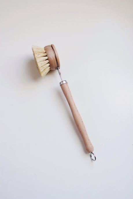 Wooden Dish Brush with Replaceable Head