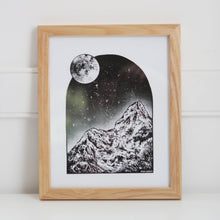 Load image into Gallery viewer, Window to the Moon Wall Art Print