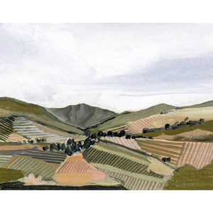 Fields Horizontal Canvas Wall Art Print