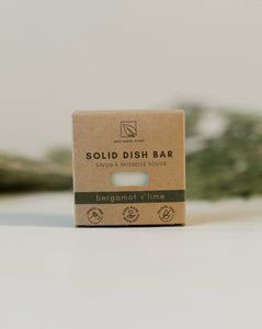 Solid Dish Bar - Bergamot + Lime - Vegan Organic