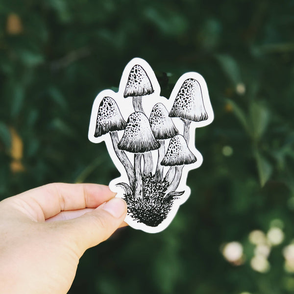 Mushroom Vinyl Sticker