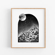 Load image into Gallery viewer, Window to the Moon Wall Art Print