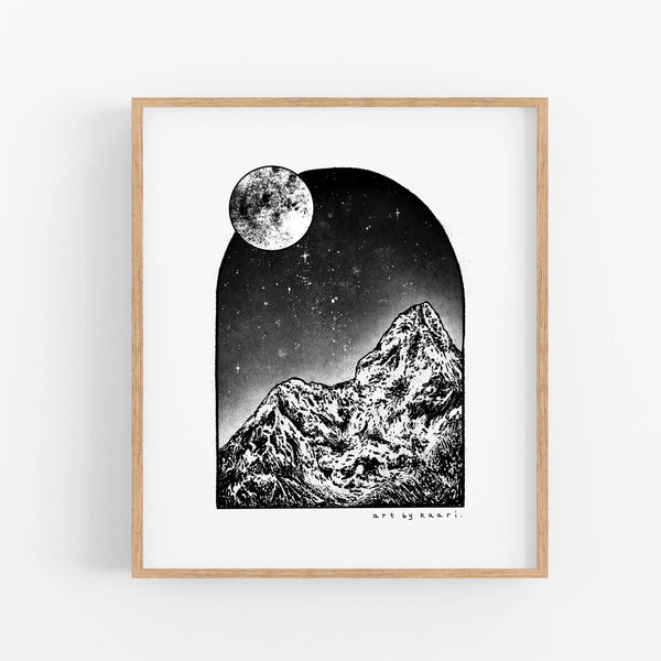 Window to the Moon Wall Art Print