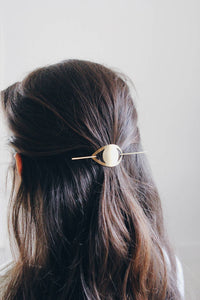 Eye Hair Pin | Brass Hair Clip | Brass Hair Slide | Hair Barrette | Hair Accessories | Silver Hair Clip | Silver Hair Slide | Evil Eye