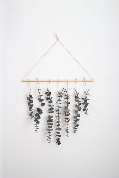 Eucalyptus Wall Hanging Kit | Eucalyptus Wall Decor | Scandinavian Decor | Minimalist Decor | Holiday Decor | DIY Kit | Plant Wall Decor