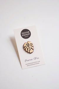 Monstera Enamel Pin | Monstera Pin | Monstera Leaf Pin | Leaf Lapel Pin | Leaf Enamel Pin | Nature Pin | Monstera Lapel | House Plant Pin