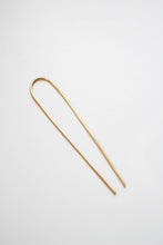 Load image into Gallery viewer, Arch Brass Hair Pin | Brass Hair Clip | Brass Hair Stick | Brass Hair Fork | Brass Hair Accessories | Minimalist Hair