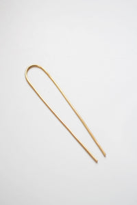 Arch Brass Hair Pin | Brass Hair Clip | Brass Hair Stick | Brass Hair Fork | Brass Hair Accessories | Minimalist Hair