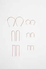 Load image into Gallery viewer, Arc Minimalist Wire Earrings