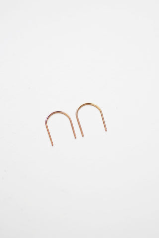Mini Arc Minimalist Wire Earrings