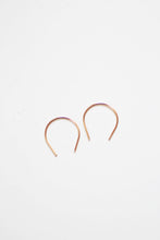 Load image into Gallery viewer, Mini Horseshoe Minimalist Wire Earrings