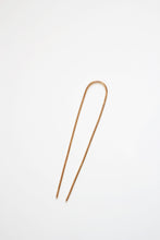 Load image into Gallery viewer, Arch Brass Hair Pin | Brass Hair Clip | Brass Hair Stick | Brass Hair Fork | Brass Hair Accessories | Minimalist Hair