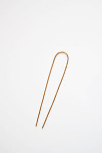 Arch Brass Hair Pin | Brass Hair Clip | Brass Hair Stick | Brass Hair Fork | Brass Hair Accessories | Minimalist Hair