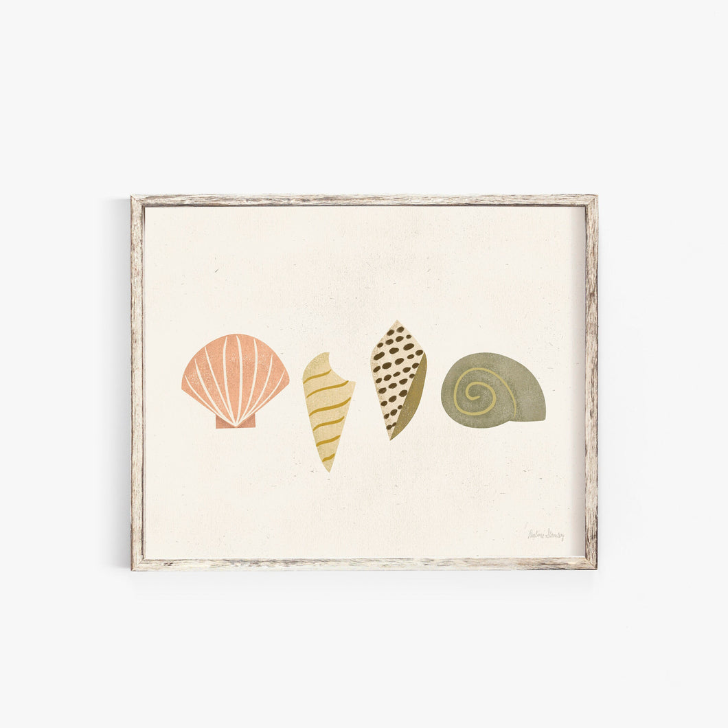 Beach Shells Wall Art Print