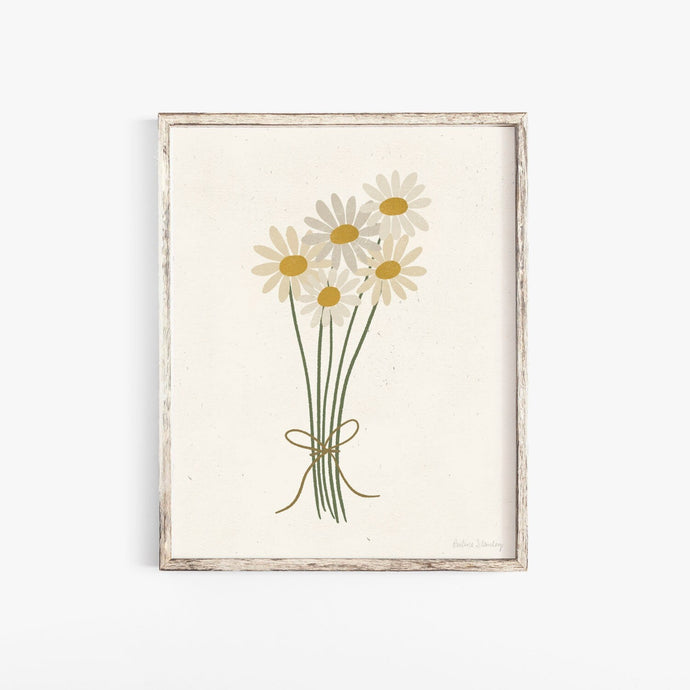 Daisy Bouquet Wall Art Print