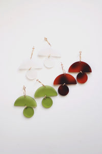 Totem Shape Acrylic Earrings | Totem Earrings | Geometric Earrings | Minimalist Earrings | Modern Jewelry | Acrylic Earrings