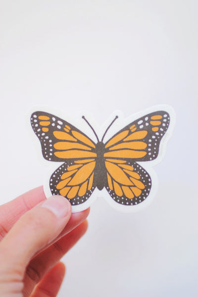 Monarch Butterfly Vinyl Sticker | Nature Sticker | Butterfly Sticker | Vinyl Sticker | Water Bottle Sticker | Laptop Sticker Decal