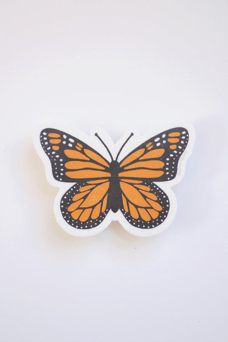 Monarch Butterfly Vinyl Sticker | Nature Sticker | Butterfly Sticker | Vinyl Sticker | Water Bottle Sticker | Laptop Sticker Decal