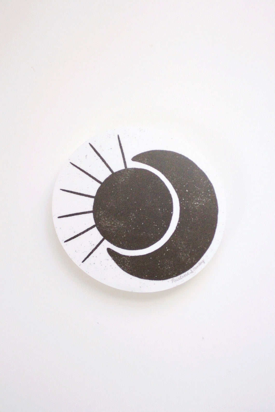 Sun Moon Vinyl Sticker | Nature Sticker | Moon Sticker | Sun Sticker | Vinyl Sticker | Water Bottle Sticker | Laptop Sticker Decal