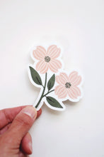 Load image into Gallery viewer, Dogwood Flowers Vinyl Sticker | Nature Sticker | Dogwood Sticker | Vinyl Sticker | Water Bottle Sticker | Laptop Sticker Decal