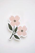 Load image into Gallery viewer, Dogwood Flowers Vinyl Sticker | Nature Sticker | Dogwood Sticker | Vinyl Sticker | Water Bottle Sticker | Laptop Sticker Decal