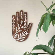 Load image into Gallery viewer, Hamsa Wood Wall Art