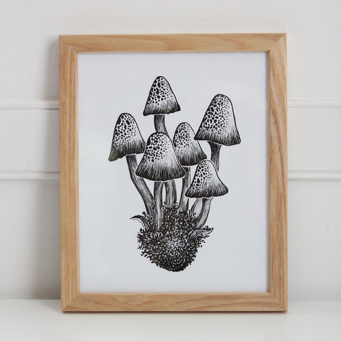 Mushroom Wall Art Print
