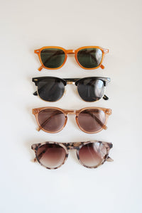 Tortoise Round Retro Frame Sunglasses