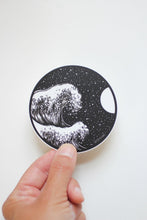 Load image into Gallery viewer, Waves and Night Sky Vinyl Sticker